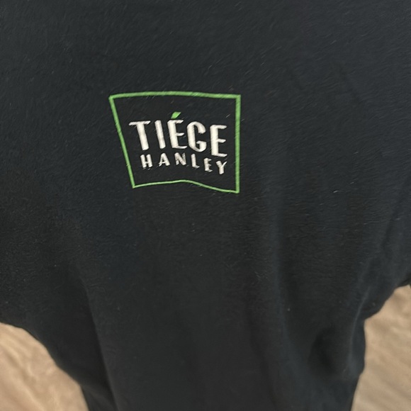 Tiege Hanley, Men’s black t-shirt, size medium. 100% cotton. Gently used. - Picture 3 of 3